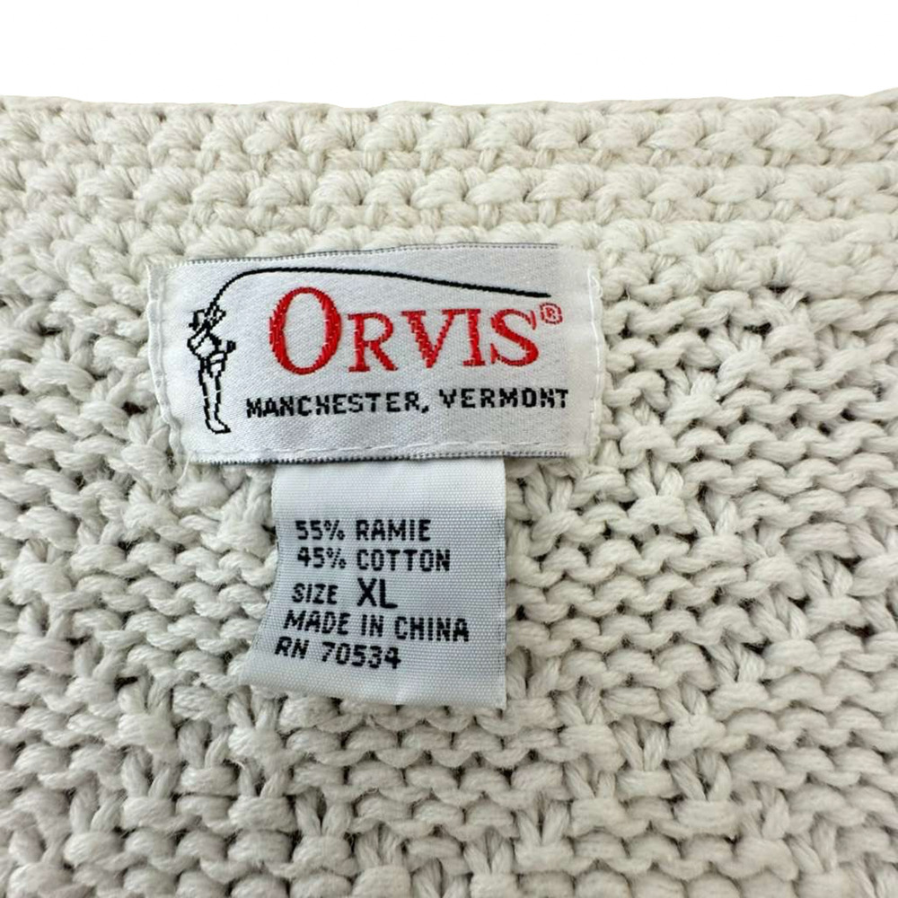 Orvis Womens Floral Cotton Blend Vintage Cottagecore Sweater Vest Cardigan XL - Picture 2 of 16